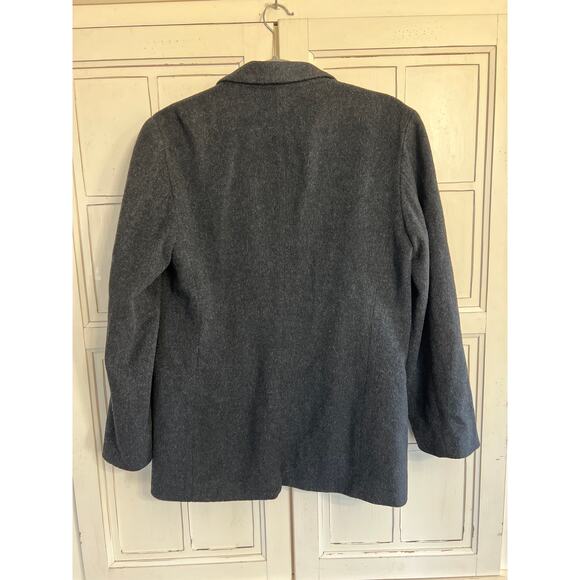 J. Crew size 8 charcoal gray wool blend blazer - Picture 3 of 3